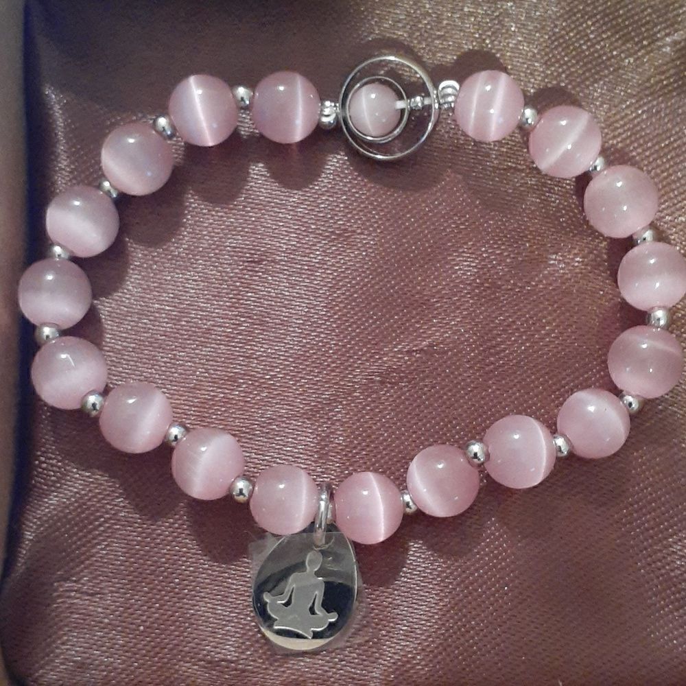 New JOXFA Healing Bracelet Rose Quartz  Crystal New With‎ Everything Included.